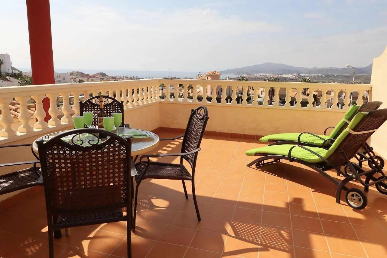 El Cid Apartamento Soleado Vista Panoramica Al Mar Y Piscina Comunitaria San Juan De Los Terreros 0*,