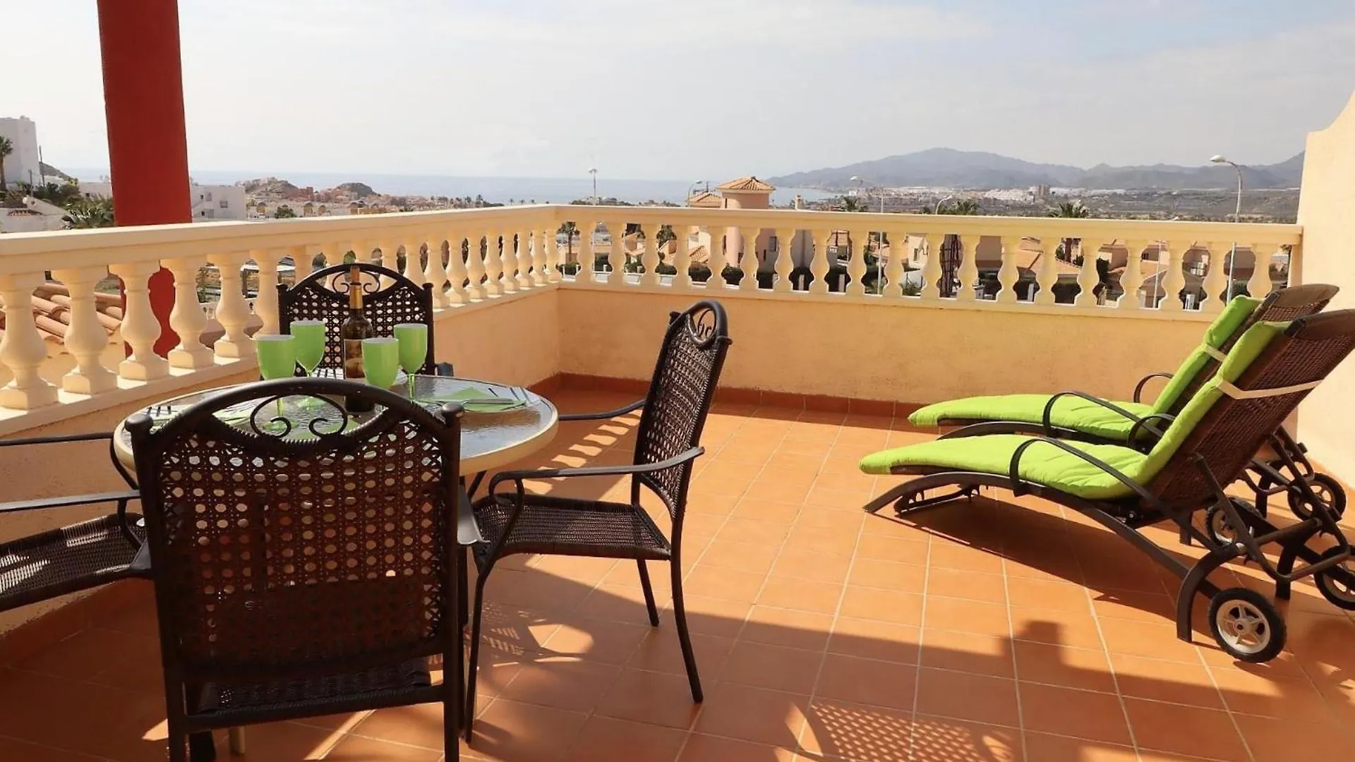 El Cid Apartamento Soleado Vista Panoramica Al Mar Y Piscina Comunitaria San Juan De Los Terreros Apartment